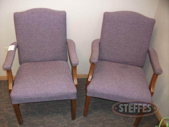 2 High Back Reception Chairs